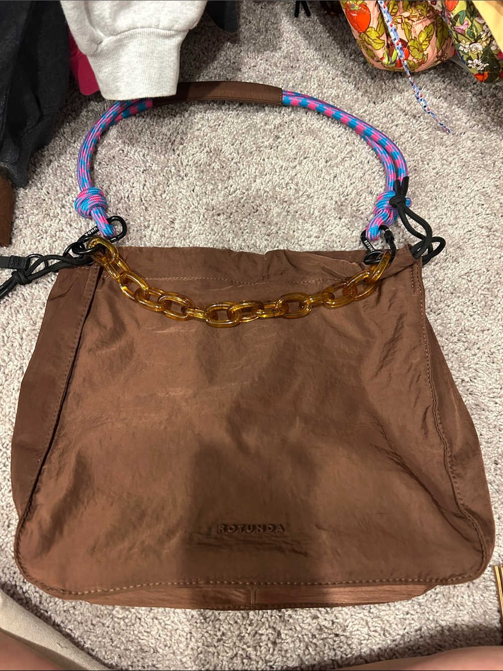 Chocolate Brown Rotunda Tote